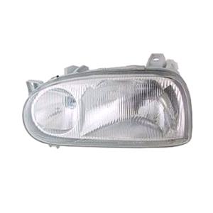 Lights, Left Headlamp (Twin Reflector) for Volkswagen GOLF Mk III 1992 1997, 