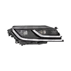Lights, Right Headlamp (Full LED, With LED Daytime Running Light, Supplied Without LED Modules, Original Equipment) for Volkswagen ARTEON 2017 on, 
