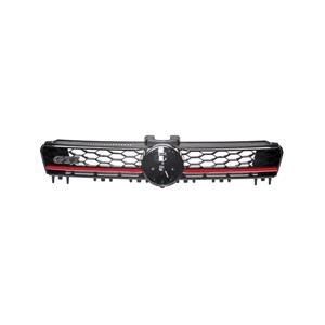 Grilles, VW Golf 7 2013 2019 Grille, GTI Models Only, With Red Trim, 