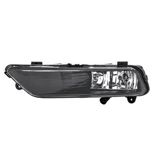 Lights, Left Front Fog Lamp (Black Bezel, Takes H8 Bulb, Supplied With Bulb, With Cornering Function, R Line Models, Original Equipment) for Volkswagen GOLF VII Estate 2013 to 2017, 