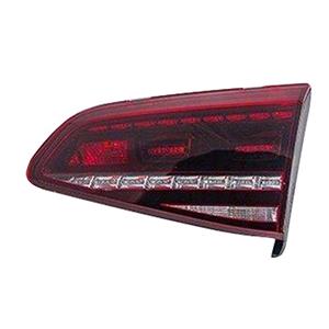 Lights, Right Rear Lamp (Inner, On Boot Lid, LED, Smoked, R Spec Models, Original Equipment) for Volkswagen GOLF VII 2013 2017, 