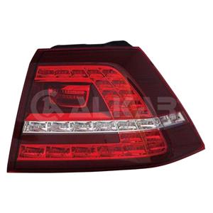 Lights, Right Rear Lamp (Outer, On Quater Panel, LED, GTI / GTD Models, Original Equipment) for Volkswagen GOLF VII 2013 2017, 