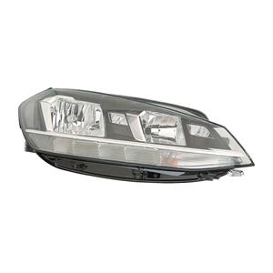 Lights, Right Headlamp (Halogen, Takes H7 / H9 Bulb, With LED Daytime Running Light, Supplied With Motor) for Volkswagen GOLF VII 2017 2020, 