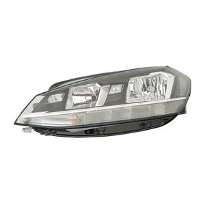 Lights, Left Headlamp (Halogen, Takes H7 / H9 Bulb, With LED Daytime Running Light, Supplied With Motor) for Volkswagen GOLF VII 2017 2020, 