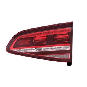 Lights, Right Rear Lamp (Inner, On Boot Lid, LED, Bright Red, Original Equipmen) for Volkswagen GOLF VII 2017 On, 