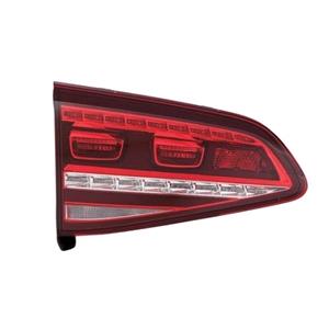 Lights, Left Rear Lamp (Inner, On Boot Lid, LED, Bright Red, Original Equipment) for Volkswagen GOLF VII 2017 2020, 