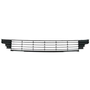 Grilles, VW Passat CC 2012 2016 Front Bumper Grille, Centre, Black, Without Holes For Parking Sensors, Not For R Line Models, 
