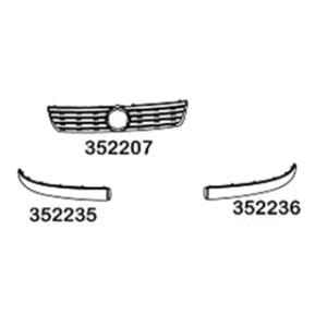 Grilles, Volkswagen Passat (3B) 1997 2000 Grille, 