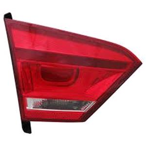 Lights, Left Rear Lamp (Inner, On Boot Lid, LED Type, Saloon Only, Original Equipment) for Volkswagen PASSAT 2011 2015, 