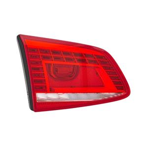 Lights, Left Rear Lamp (Inner, On Boot Lid, LED / Halogen, Estate Models, Supplied With Bulbholder, Original Equipment) for Volkswagen PASSAT Estate 2010 to 2015, 