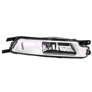 Lights, Right Fog Lamp (With Daytime Running Light, Takes H8 / P21W Bulb, Supplied With Bulbs, Without Cornering Function, Original Equipment) for Volkswagen PASSAT Estate 2014 to 2019, 