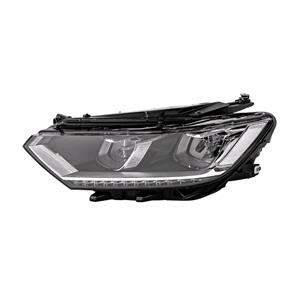 Lights, Left Headlamp (Full LED, With LED Daytime Running Light, Supplied Without LED Modules, Original Equipment) for Volkswagen PASSAT 2015 2019, 