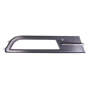 Grilles, Volkswagen Passat Estate 2015 2019 RH (Drivers Side) Front Bumper Grille, Matte Black, With Hole For Fog Lamp, With Chrome Trim, 