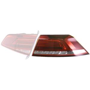 Lights, Right Rear Lamp (Outer, On Quarter Panel, LED, Hella Type, Salooon Only, Original Equipment) for Volkswagen PASSAT 2015 on, HELLA