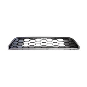 Grilles, Front Bumper Grille (Lower, Centre, Plastic, Black, With Chrome Moulding) for Volkswagen TAIGO 2021 Onwards, 
