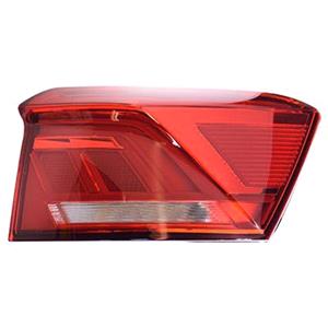 Lights, Right Rear Lamp (Outer, On Quarter Panel, LED, Bright Red Type, Original Equipment) for Volkswagen T ROC 2017 on, 