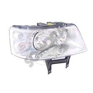 Lights, Right Headlamp (Supplied With Bulbs & Levelling Motor, Original Equipment) for Volkswagen TRANSPORTER Mk V Flatbed Chassis 2003 2010, 