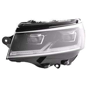 Lights, Left Headlamp (Full LED, Supplied Without Control Modules, Original Equipment) for Volkswagen TRANSPORTER CARAVELLE Mk VI Bus 2019 to 2024, 