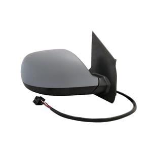 Wing Mirrors, Right Wing Mirror (Electric, Heated, Primed Cover) for VW TRANSPORTER Mk V van, 2010 2015, 