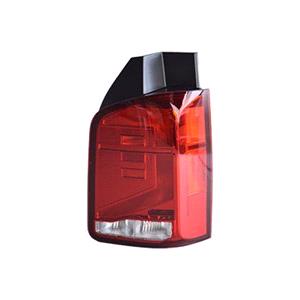 Lights, Right Rear Lamp (Standard Bulb Type, Twin Door Models, Supplied With Bulbholder, Original Equipment) for Volkswagen TRANSPORTER Mk VI Van 2020 to 2024, 