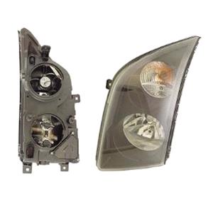 Lights, Left Headlamp (Halogen, Tales H7 + H7 Bulbs, Original Equipment) for Volkswagen CRAFTER 30 50 van 2006 2013, 