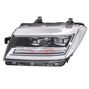 Lights, Left Headlamp (Full LED, Supplied Without Modules, Original Equipment) for Volkswagen CRAFTER Bus 2016 Onwards, 
