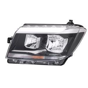 Lights, Left Headlamp (Halogen, Takes H7 / H15 Bulbs, Supplied With Bulbs & Motor, Original Equipment) for Volkswagen CRAFTER Box 2017 Onwards, 