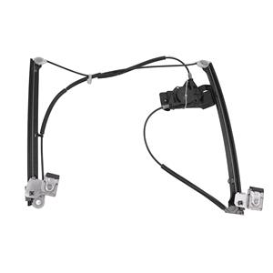 Window Regulators, Front Right Electric Window Regulator Mechanism (without motor) for VW Polo (6N), 1999 2001, 2 Door Models, WITHOUT One Touch/Antipinch, holds a standard 2 pin/wire motor, AC Rolcar