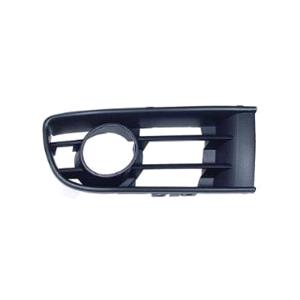 Grilles, Volkswagen Polo Hatchback (9N_) 2002 2005 RH (Drivers Side) Front Bumper Grille With Fog Lamp Hole, TUV Approved, 