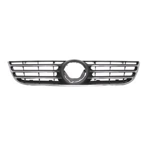 Grilles, Volkswagen Polo 2005 2009 Hatchback Grille, With Chrome, 