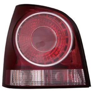 Lights, Left Rear Lamp (Supplied With Bulbholder, Original Equipment) for Volkswagen POLO 2005 2009, 