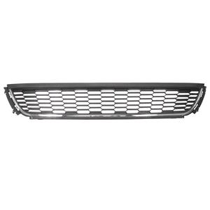Grilles, Volkswagen Polo 2009 2014 Front Bumper Grille, Centre, With Chrome Moulding, TUV Approved, 