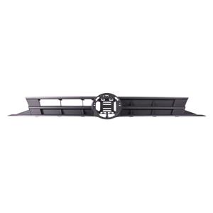 Grilles, Volkswagen Polo 2017 2021 Front Bumper Grille, Matt Black, Without Chrome Trim, 