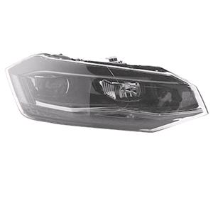 Lights, Right Headlamp (Full LED, Supplied Without Control Modules, Original Equipment) for Volkswagen POLO 2017 to 2021, 