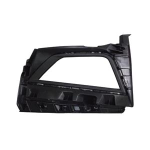 Grilles, Volkswagen Polo 2017 2021 RH (Drivers Side) Front Bumper Grille, Matt Black, With Hole For Fog Lamp, 