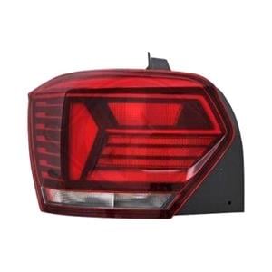 Lights, Left Rear Lamp (Supplied Without Bulbholder) for Volkswagen POLO 2017 on, 