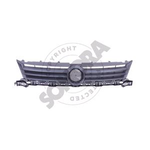 Grilles, Caddy '10 > Grille, Matte Dark Grey   Volkswagen CADDY III Life and Maxi 2004 to 2015, 