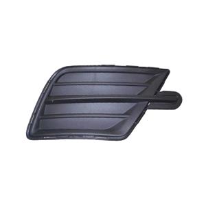 Grilles, Volkswagen Caddy 2015 2020 RH (Drivers Side) Front Bumper Grille, Matt Black, Without Hole For Fog Lamp, For Painted Bumpers Only, 