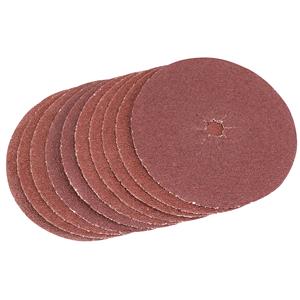 Sanding Discs, Draper 71877 125mm Assorted Grade Aluminium Oxide Sanding Discs Pack of 5   , Draper