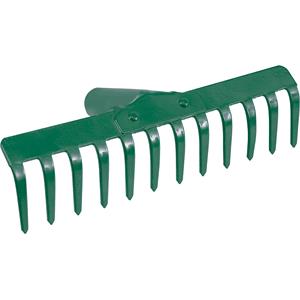 Hardware, RAKE, STEEL, 28CM, 12 TEETH,W.OUT HANDLE, FLO