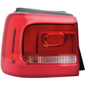 Lights, Left Rear Lamp (Outer, On Quarter Panel, Supplied With Bulbholder, Original Equipment) for Volkswagen TOURAN 2010 2015, 