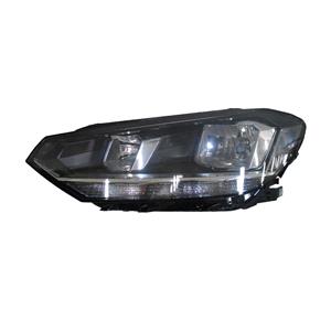 Lights, Left Headlamp (Halogen, Takes H7 / H7 Bulbs, Supplied With Motor) for Volkswagen TOURAN 2015 on, 