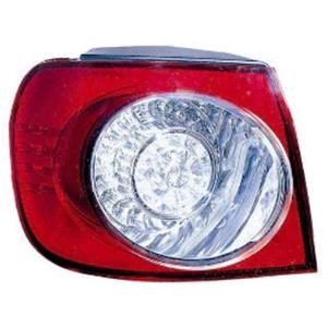 Lights, Left Rear Lamp (Outer, On Quarter Panel, LED, Original Equipment) for Volkswagen GOLF V PLUS Compact MPV 2005 2009, 