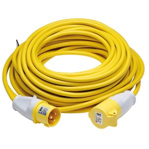 Extension Leads, Draper 35817 Defender 110V Extension Lead, Yellow, 2.5mm², 16A, 25m, Draper