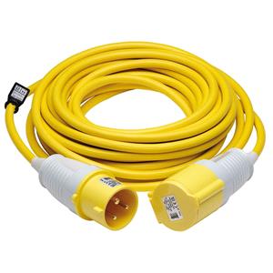 Extension Leads, Draper 35819 Defender 110V Extension Lead, Yellow, 4mm², 32A, 14m, Draper
