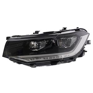 Lights, Left Headlamp (Full LED, Supplied Without Control Module, Original Equipment) for Volkswagen T CROSS 2019 to 2023, 