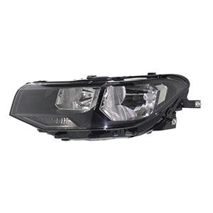 Lights, Left Headlamp (Halogen, Takes H7 / H7 Bulbs, Supplied With Bulbs & Motor, Original Equipment) for Volkswagen T CROSS 2019 to 2023, 