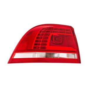 Lights, Left Rear Lamp (Outer, On Quarter Panel, LED Type, Original Equipment) for Volkswagen TOUAREG 2010 to 2018, 