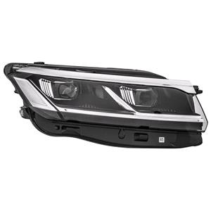 Lights, Right Headlamp (Full LED, With Curve Light, Supplied Without Modules, Original Equipment) for Volkswagen TOUAREG 2017 Onwards, 