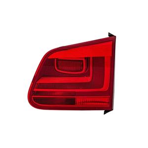 Lights, Right Rear Lamp (Inner, On Boot Lid, Standard Bulb Type, Supplied With Bulbholder) for Volkswagen TIGUAN VAN 2011 to 2016, 
